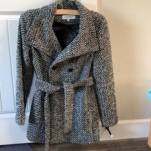 Calvin Klein tweed coat, size 4